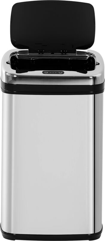 Sensor Mülleimer 30L Edelstahl Automatischer Mülleimer mit Bewegungssensor, Abfalleimer Müllbehälter Abfallbehälter für ...