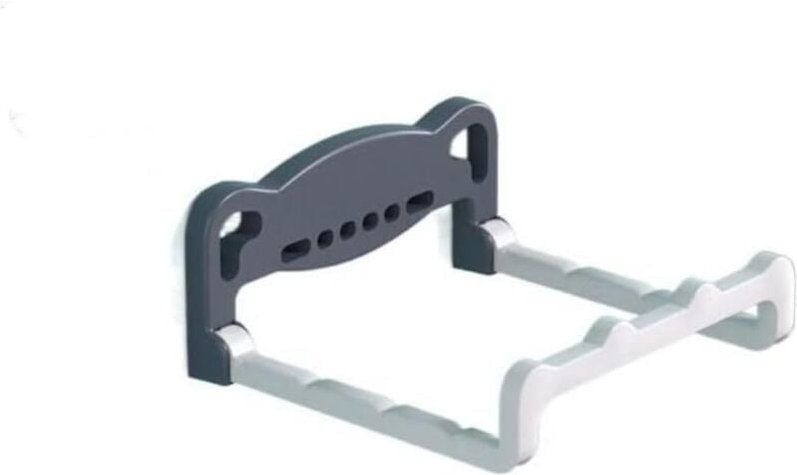 Wandmontierter Organizer für Topfdeckel, ideal für Küche und Bad. Wiederverwendbarer Deckelhalter, Spülbeckenablage (gra...