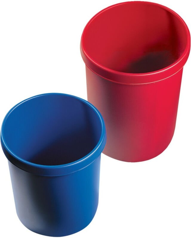 Papierkorb 45 l 480 mm lichtgrau Helit