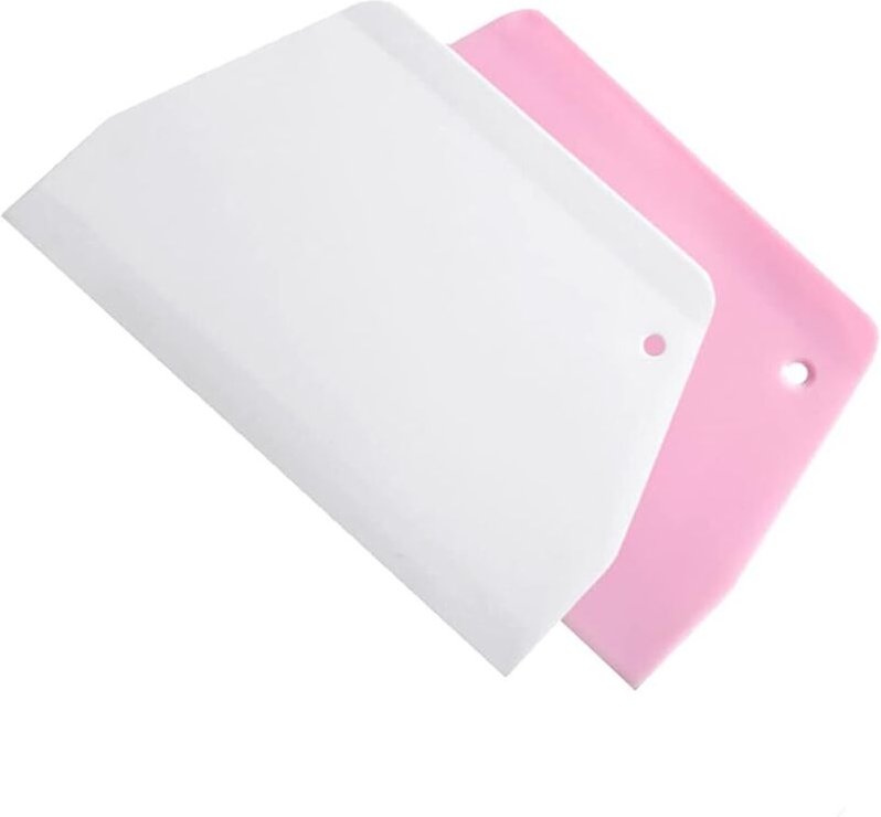 10-teiliges Set Teigschaber, Pizzaschaber, Kuchenglätter, Teigausstecher aus Kunststoff, für Küche, Gebäck, Pizza, Brot,...