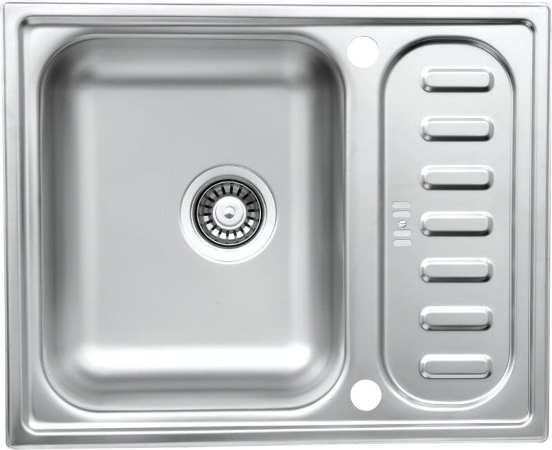 Edelstahl Einbauspüle Spülbecken Küchenspüle Spüle 61 x 50 cm Respekta