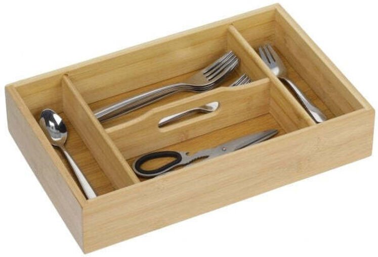 Besteckkasten aus bambus mit tragegriff 8842946