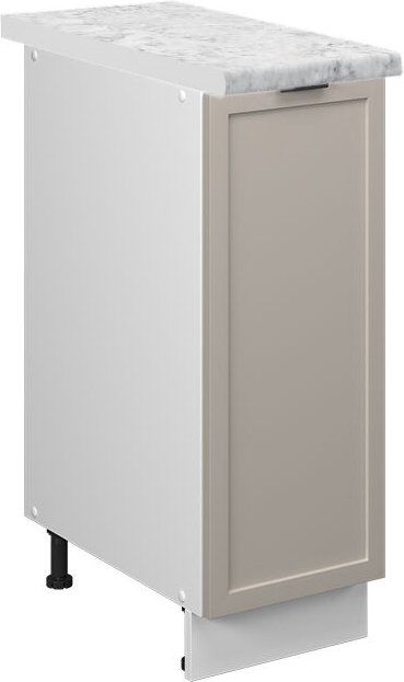 Apothekerschrank Fame-Line, GrauBeige, 30 cm , AP Marmor, Vicco