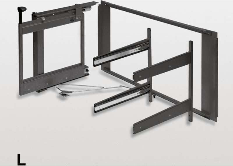 Peka - Eckauszug Magic Corner Comfort kb 1000 mm links Anthrazit