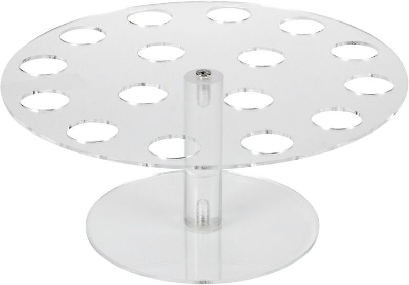 Cryfokt Eiswaffelhalter aus transparentem Acryl für Küche und Partys, Sushi-Rollen-Präsentationsständer, 16-Loch-Eiswaff...