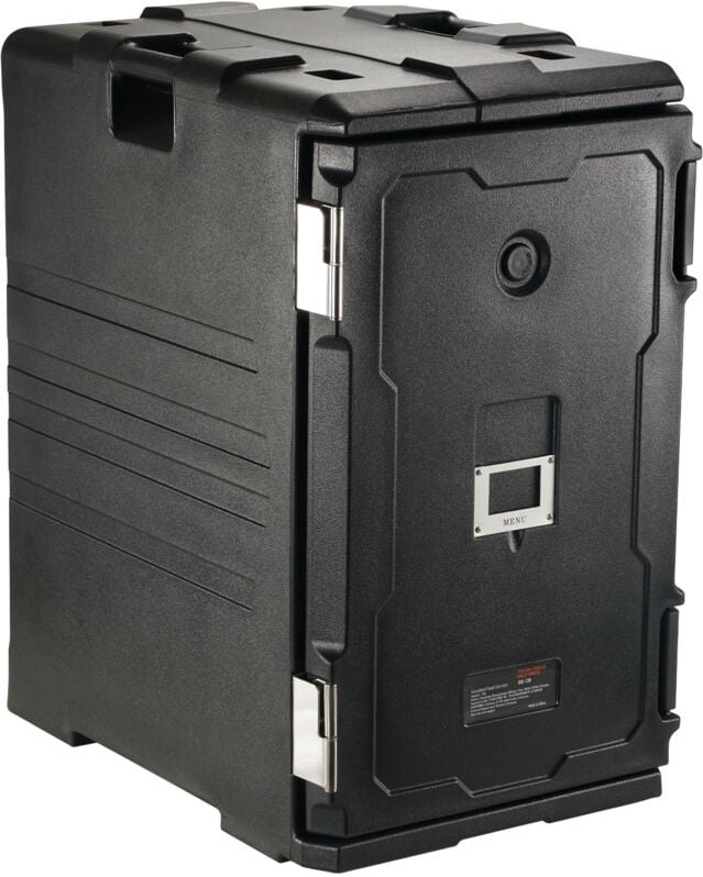 Isolierter Speisenbehälterträger von Mophorn 109 Qt Warmhaltebox für die Gastronomie, LLDPE-Speisebehälterträger mit Dop...