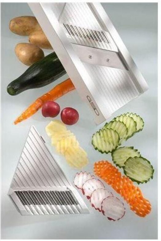 Buntschneide-Einsatz zu Gemüsehobel