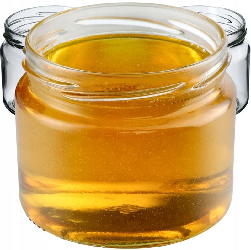 Kadax - 20x Glasbehälter 330 ml, Vorratsgläser für Honig und Marmelade