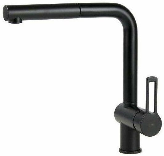 Paffoni - Ringo - Spültischarmatur mit ausziehbarem Auslauf, Schwarz matt RIN185NO