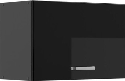 Vicco - Hängeschrank R-Line, Schwarz Hochglanz, 60 cm Flach