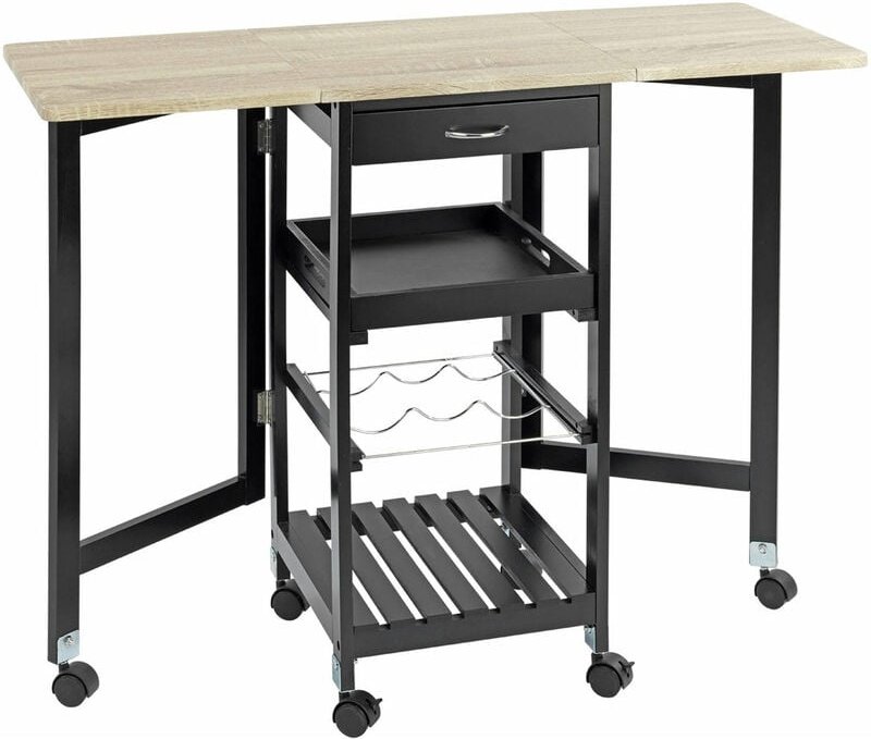 Thumbnail - Küchenwagen auf Rollen, aufklappbar