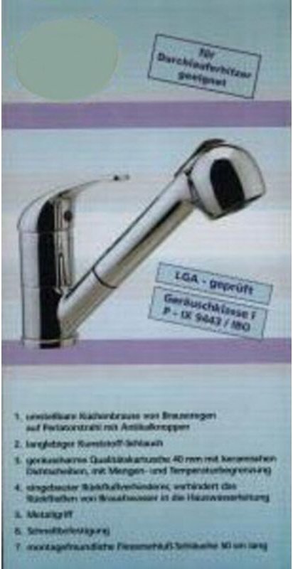 Einhebel Spülmischer Armatur