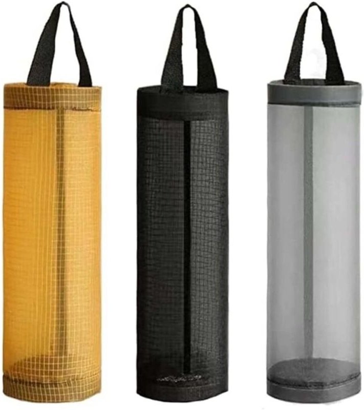 Müllbeutelhalter, Müllbeutelspender, hängender Müllbeutelorganizer für Haushalt und Küche, 3er-Set
