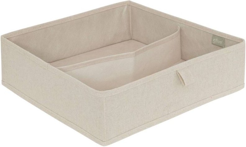 5five Simply Smart - Schubladenaufbewahrung groomy 2 fächer beige 36x36cm - 5five