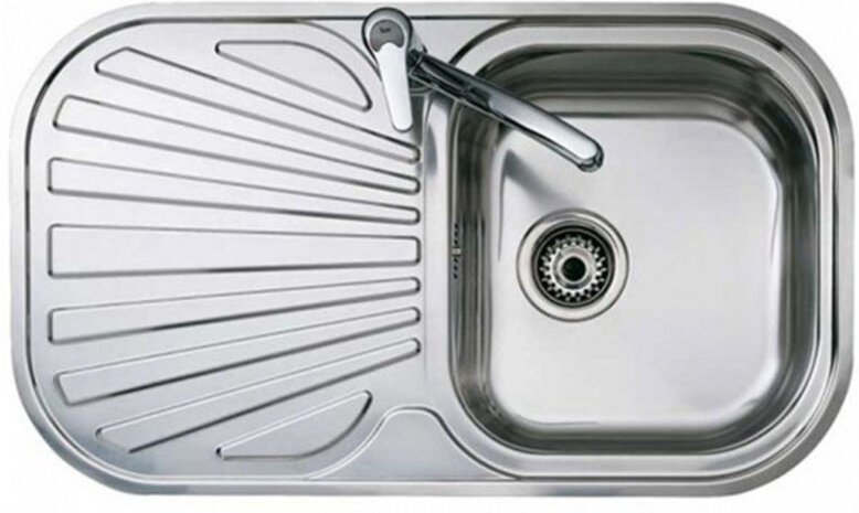 Spüle STYLO Rechts Becken 1 Abtropffläche 830x485 Loch