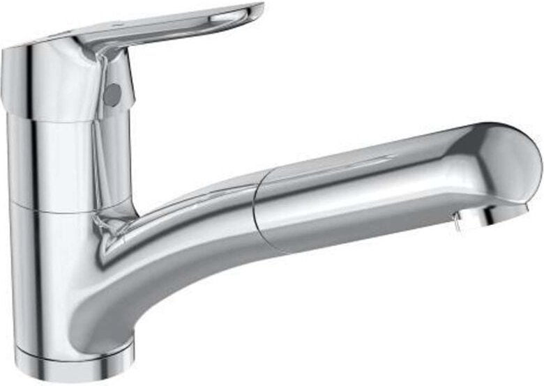 Ideal Standard - CeraFlex - Spültischarmatur mit ausziehbarer Geschirrbrause, BlueStart, chrom BC143AA