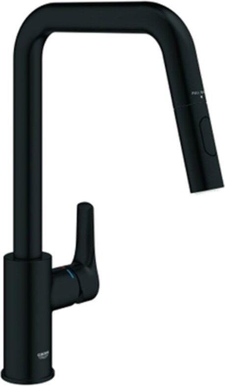 EH-SPT-Batterie Eurosmart 30619 h. Auslauf Dual Spülbrause matt black