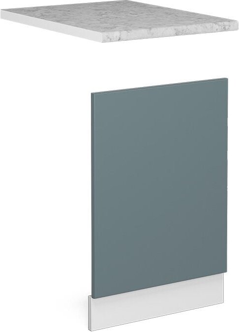 Thumbnail - Vicco - Küchenmöbel R-Line, Blau-Grau, 45 cm , ap Marmor