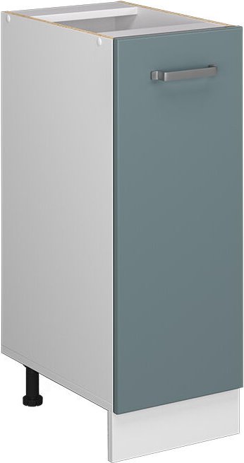 Unterschrank R-Line, Blau-Grau, 30 cm mit Tür, ohne Arbeitsplatte Vicco