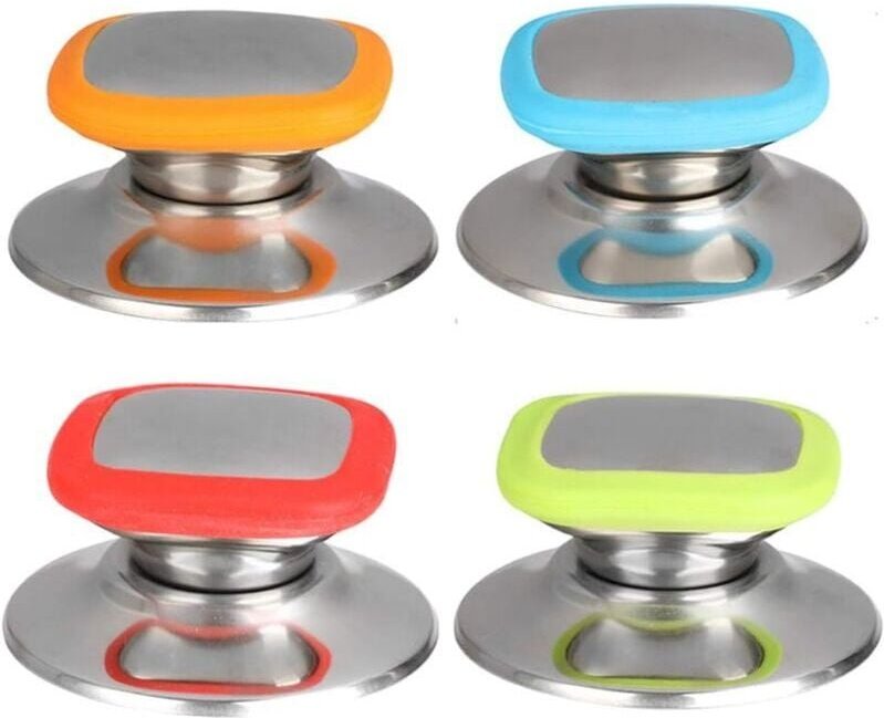 Topfdeckelknöpfe, Ersatzteile für die Haushaltsküche, universeller Ersatzgriff (Rot, Blau, Grün, Orange) - KZQ