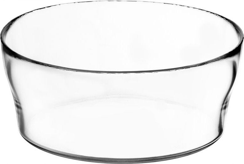 Glasschale, Salatschüssel, runde Glasschüssel, 19 cm Durchmesser, transparent