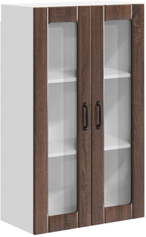 Küchenwandschrank mit Tür Braun Eichen-Optik 60 x 31 x 100 cm vidaXL