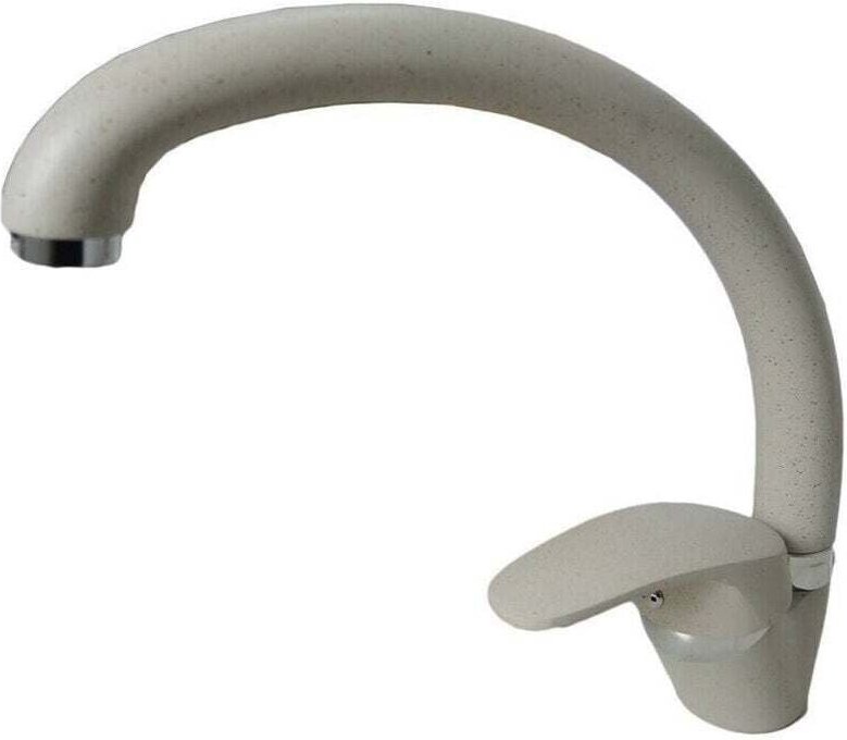 Vtizikl Miscelatore Rubinetto Monocomando Per Lavello Cucina Canna Curva Avena 63001 -