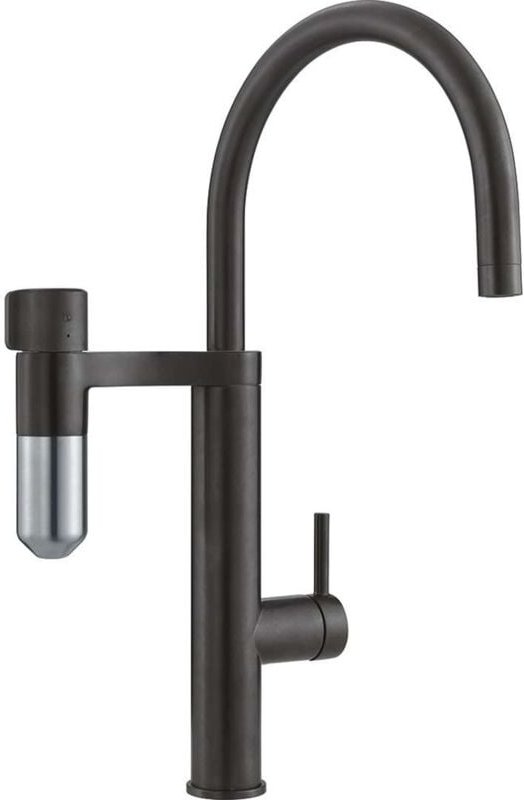 Franke - Filter-Armaturen - Spültischarmatur Vital Tap mit Filter, schwarz matt/Edelstahl 120.0621.312