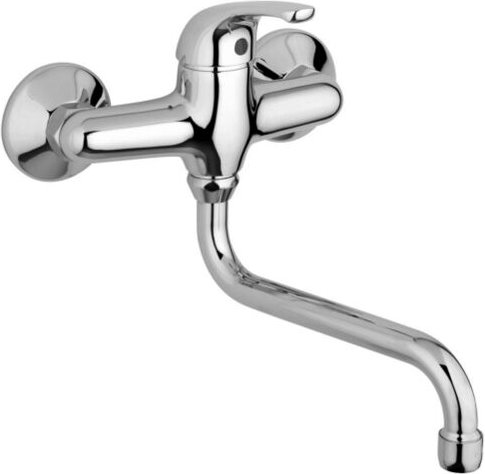 Paffoni - Spültisch-Wandbatterie Apollo 3 Serie APM3164CR Verchromt - Messing