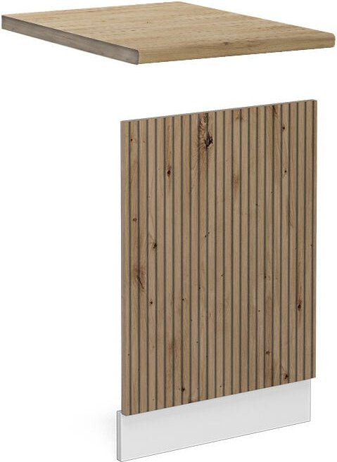 Thumbnail - Vicco - Frontblende R-Line, Artisan-Eiche, 45 cm , ap Eiche