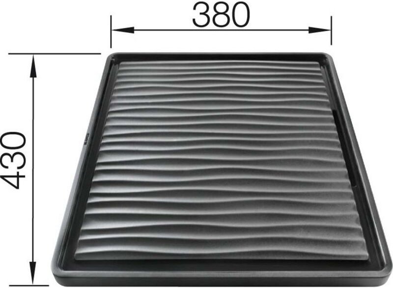 Accessoires - Tropfschale, Schwarz 230734 - Blanco