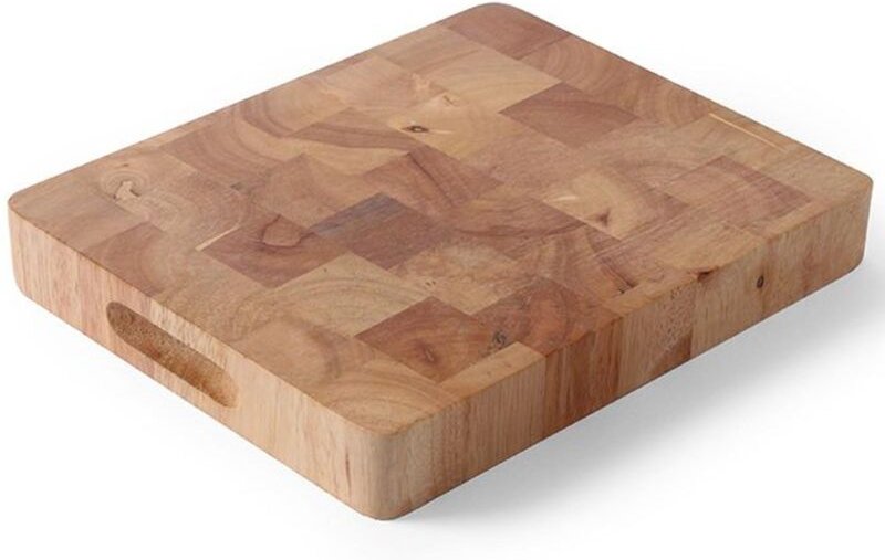 HENDI Holzschneidbrett, GN 1/1, Holz, 530x325x(H)45mm