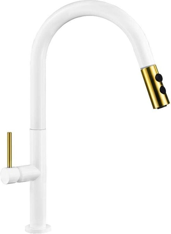 Ava Küchenmischer, Weiß/Gold - 672800-25 - Mexen