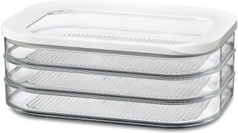 Vorratsdose Modula Aufschnitt 3x 550 ml 22,4x16x8,6cm - Mepal