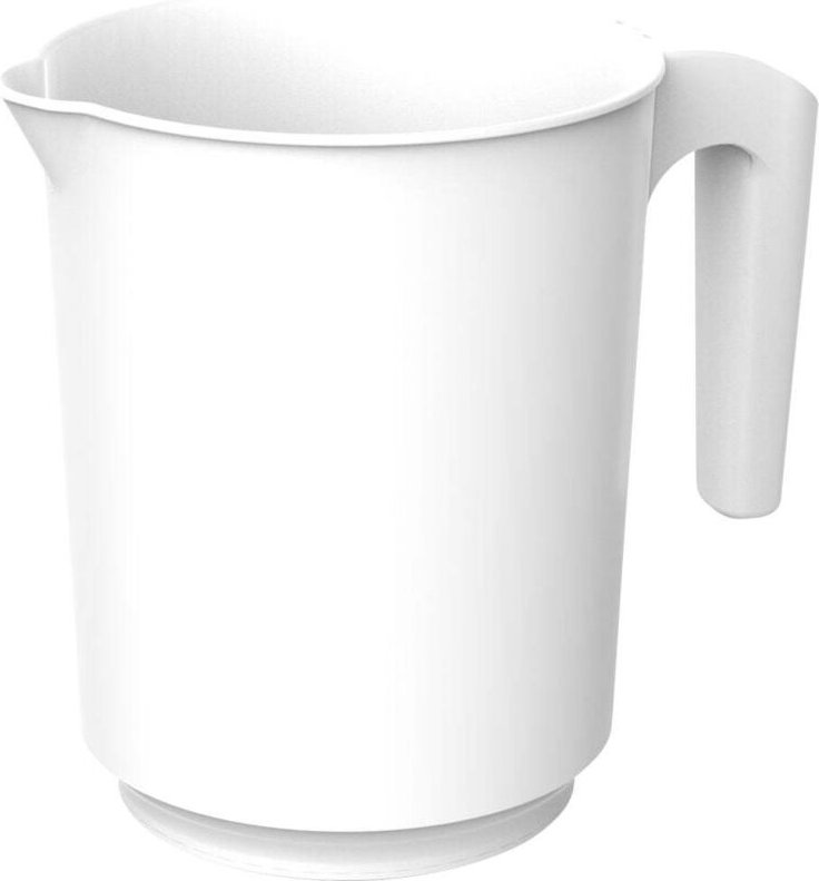 Rotho - Rührbecher Fresh 1,5 l weiß 18,5 x 13,3 x 17 cm (l x b x h) Rührbecher