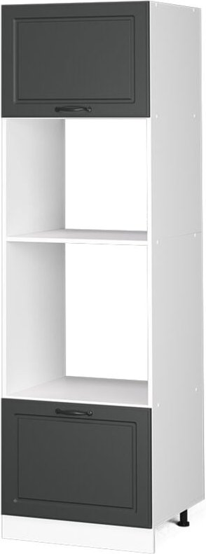 Vicco - Mikrowellenschrank R-Line, Anthrazit Landhaus, 60 cm