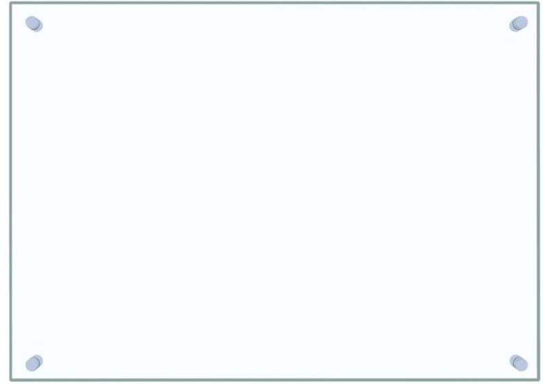 Küchenrückwand Transparent 70x50 cm Hartglas Vidaxl Transparent