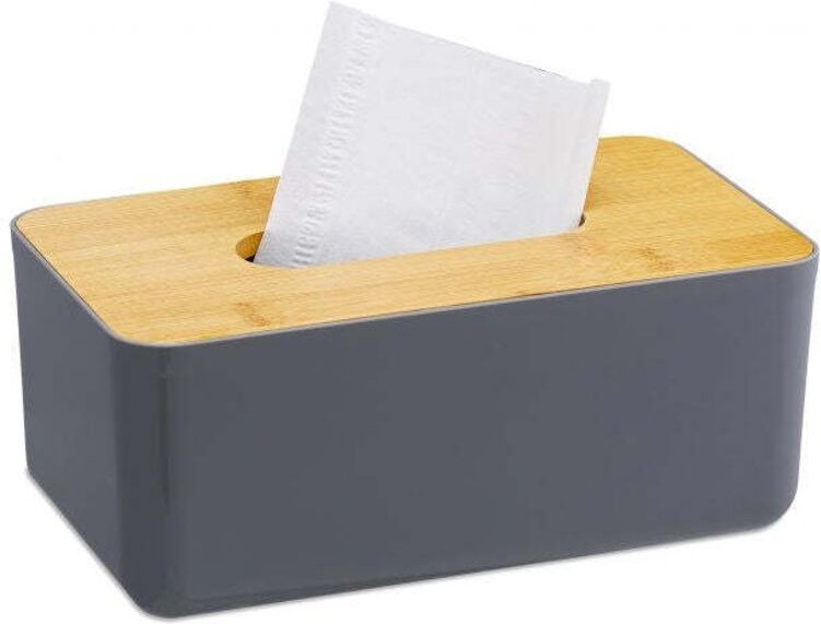 Thumbnail - Northix - Taschentuchbox mit bambusdeckel 883078