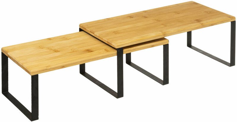 5five Simply Smart - 2 ausziehbare regale nera aus bambus - 5five