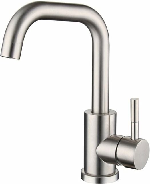 Petites Ecrevisses - Wasserhahn Bad Waschtischarmatur 360° Schwenkbar Edelstahl Mischbatterie Waschbecken Einhebelmische...