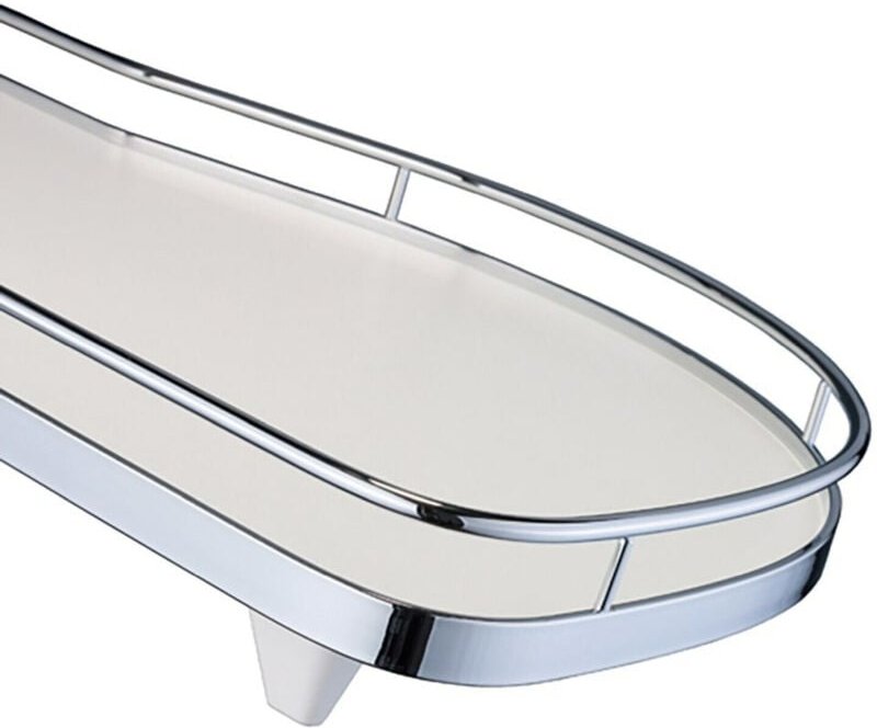 Eckschrankschwenkauszug LeMans ii 500mm Reling Classic verchromt rechts