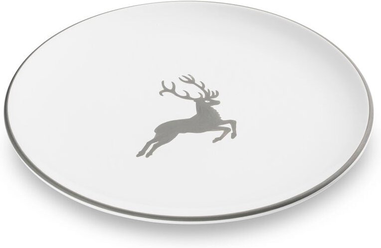 Gmundner Keramik - Grauer Hirsch, Speiseteller Cup (ø 25cm)