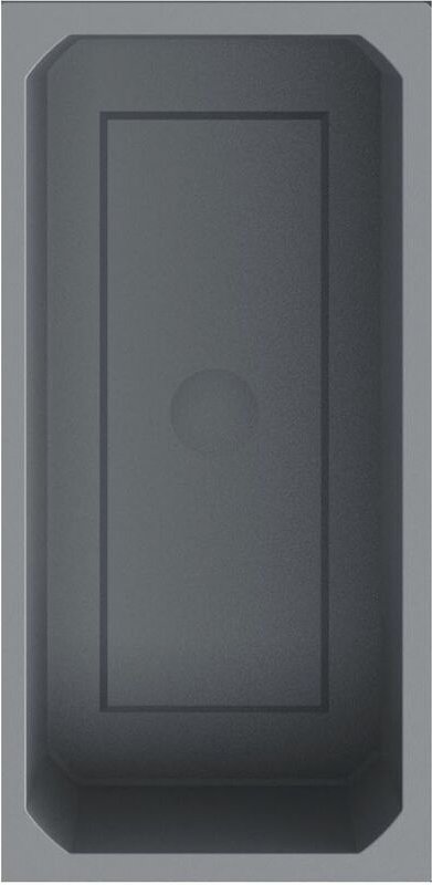 Vauth-sagel - vs envi Drawer Einsatzschale 1,2 Liter (Müllbehälter) aus Kunststoff lavagrau