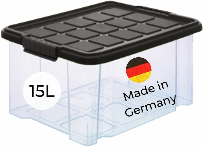 Novaliv - Aufbewahrungsbox 1x Aufbewahrungsbox, 1x Deckel - Transparent