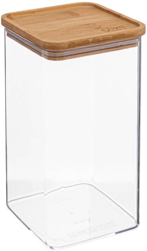 5five Simply Smart - Vorratsdose quadratisch bambusdeckel eske 1,5l - 5five