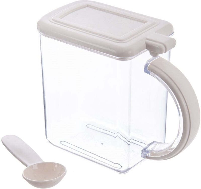 Northix - Kitchen container with lid and spoon for easy storage