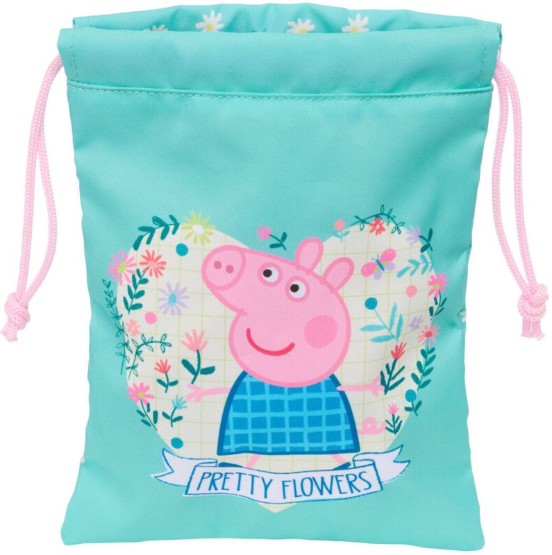 Lunchbox Peppa Pig Pretty flowers Gelb Minze
