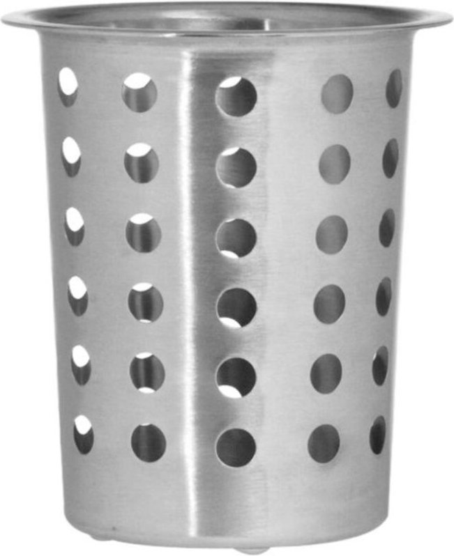 Besteckköcher 18/10 nc, Höhe: 130 mm, ø: 97 mm - APS