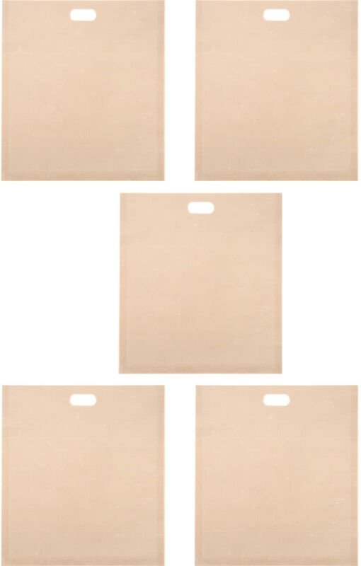 x wiederverwendbare, hitzebeständige, waschbare Antihaft-Toasterbeutel für Sandwiches und Chicken Nuggets.