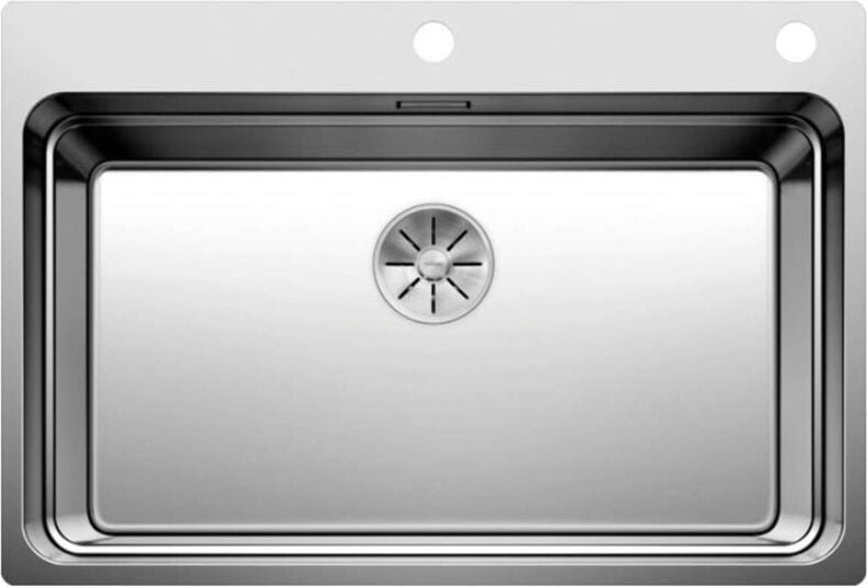 Blanco - Etagon 700 - Spülbecken, 74x50 cm, mit Exzenterbedienung und Schienen, Edelstahl 524274